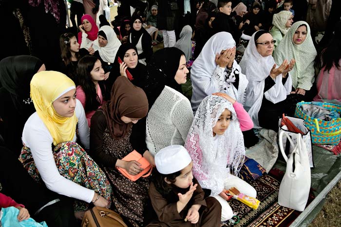 Muslims in Denmark celebrated Eid al-Fitr in Valby, Copenhagen.