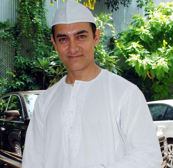 Aamir said that he prefers to stay home during Eid as his family and close friends come to visit the actor on this day. (AFP Photo)