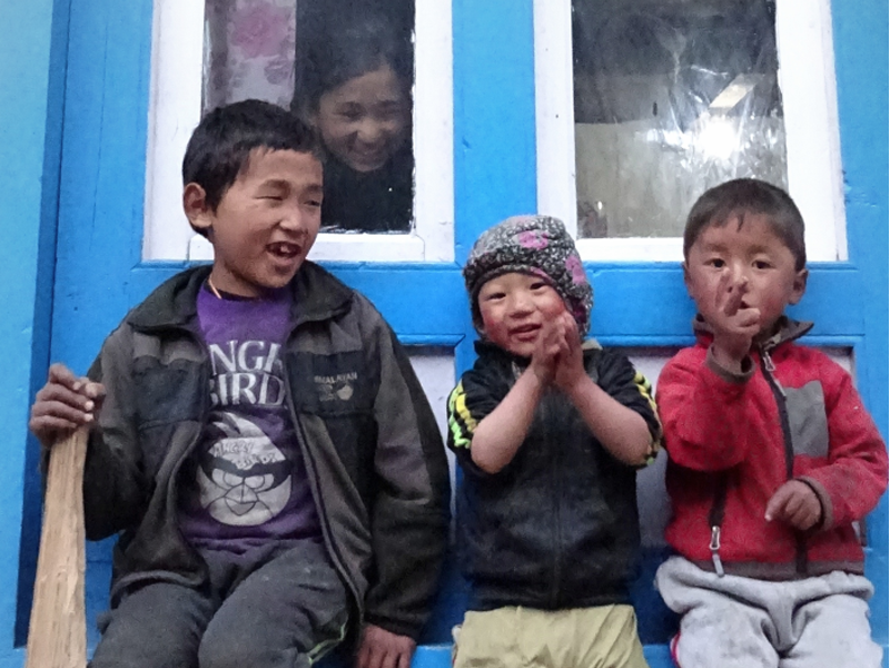 Operation Everest Summiteers Meet the Joyful Kiddiewinks of Namche Bazaar Operation Everest Summiteers Meet the Joyful Kiddiewinks of Namche Bazaar