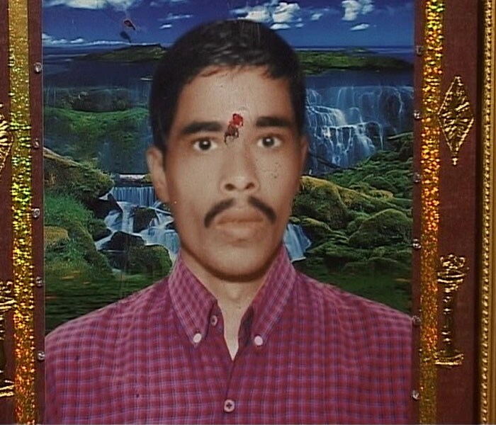 <p>India's drought-stricken regions have seen an epidemic of farmer suicides over the past few months. The stories behind them are all tragically similar. Debt is the driving force.</p>
<p>The death of Mahadev Shetty (seen in this picture), a young farmer in a fertile district like Karnataka, is reflective of the plight of thousands of farmers in a state, which was so far believed to be better equipped to handle the agrarian crisis. (NDTV Photo)</p>
<p>&nbsp;</p>