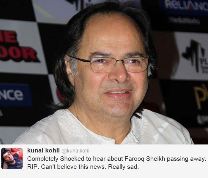 Bollywood remembers Farooq Sheikh