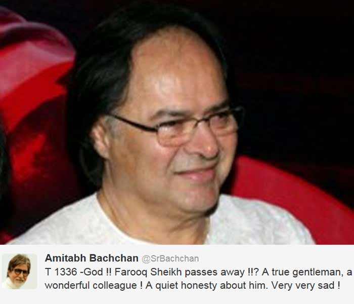 Bollywood remembers Farooq Sheikh