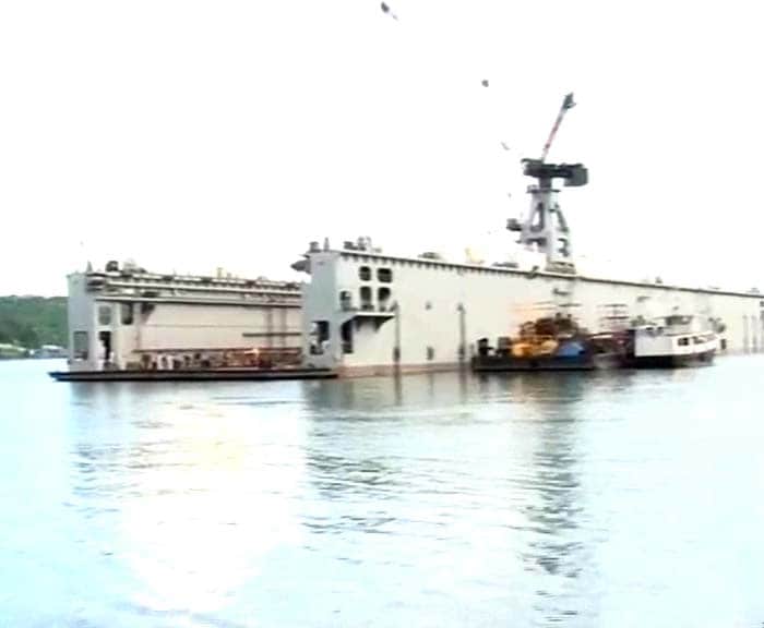 Indian Navy\'s first floating dock