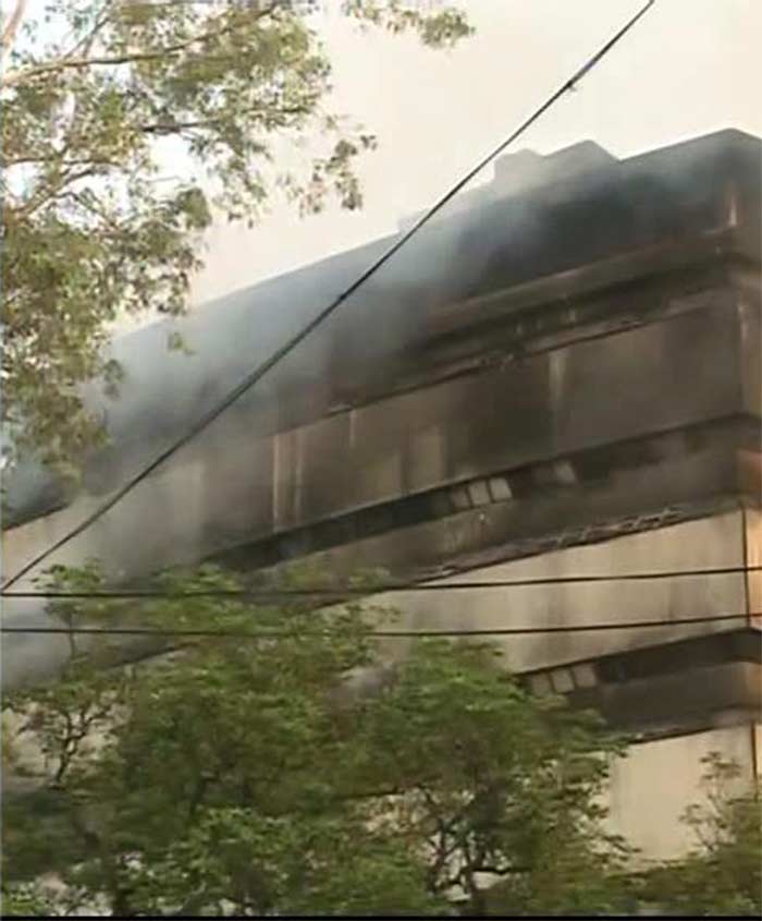 When the fire broke out, not too many people were inside the building which was being renovated. When the fire broke out, not too many people were inside the building which was being renovated.