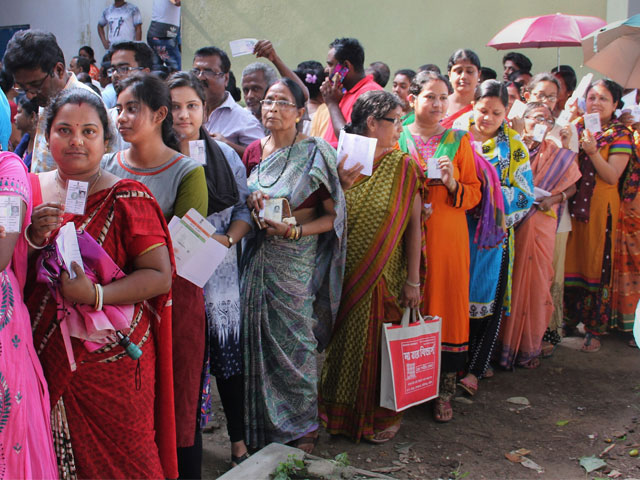 Voters Turn Out In Large Numbers In Phase 5 Of General Elections