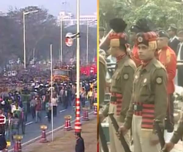 From there, the convoy, carrying Jyoti Basu's body, will set out on its final journey to the SSKM hospital. There will be no funeral as Basu's body has been donated for medical research. Instead, it will be handed over to the state-run hospital.