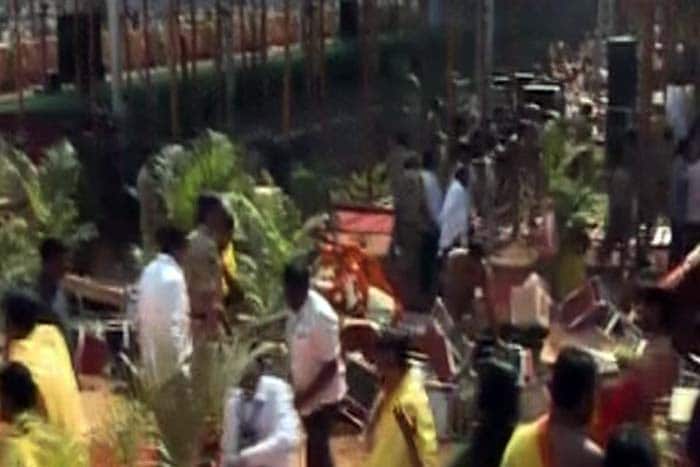 First Pics: Fire Breaks Out At Telangana Chief Minister\'s Yagna