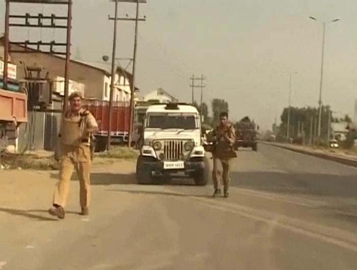 A motorcycle, believed to be used by militants, has been recovered, police said. PTI reports that Hizbul Mujahideen has claimed responsibility for the attack.