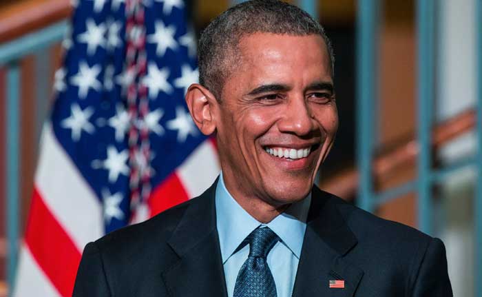 US President Barack Obama is on number 3 this year. Forbes said, "it's clear his influence is shrinking, and it's a bigger struggle than ever to get things done. At home, his approval ratings are perpetually stuck under 50%; abroad, he's outshined by Merkel in Europe, and outmaneuvered by Putin in the Middle East." (AFP Photo)