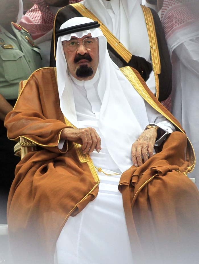 Saudi Arabia's Abdullah bin Abdul Aziz Al Saud, ranked seventh on Forbes list, holds the keys to the world's second largest crude oil deposit of 265 billion barrels, amounting to 20% of the world's reserves.