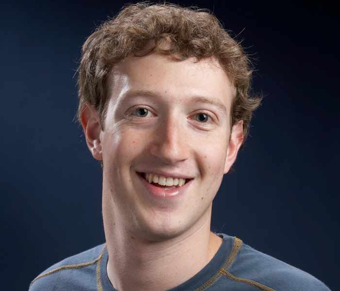 Mark Zuckerberg, founder of Facebook, whose wealth more than tripled to $6.9 billion, was at the 35th place. (AFP Photo)