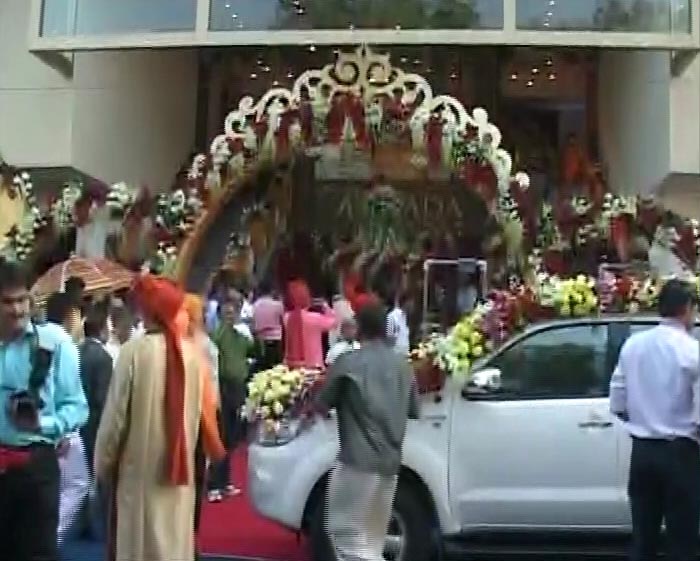 The big-bang Gadkari wedding celebrations