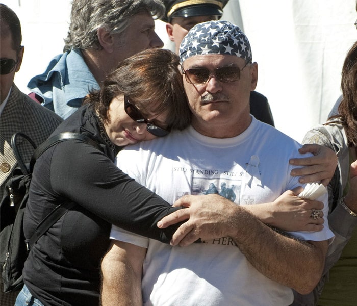 At the ceremony, stifling sobs in front of microphones, some of the family members of the September 11 victims echoed their sentiments, while others sought to embrace unity and a spirit of reaching out. (AFP)