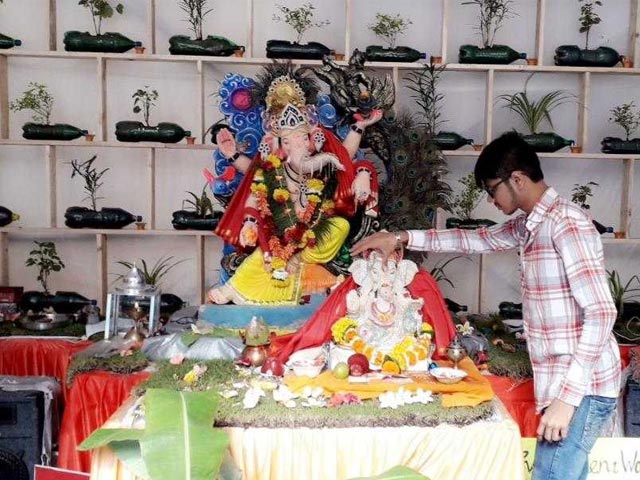 Photo : Ganesh Chaturthi Goes Green: Five Pandals Show How To Celebrate Ganesh Festival The Eco-Friendly Way