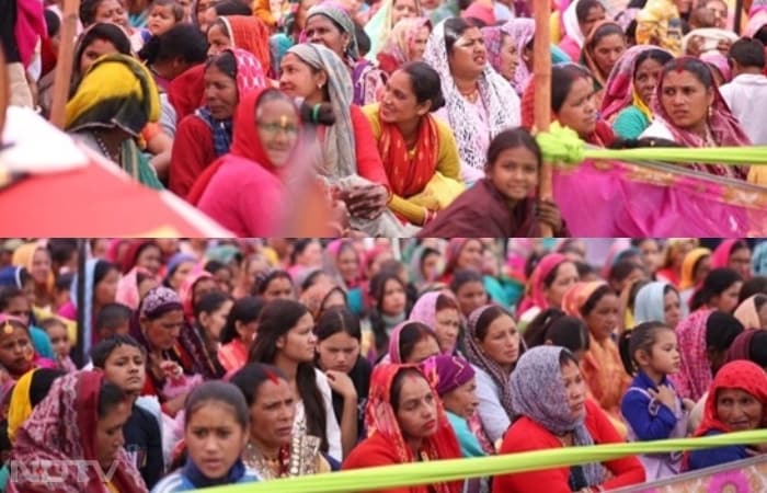 The festival attracted nearly 10,000 people, who witnessed a variety of performances by students from around the district, all focused on environmental conservation.