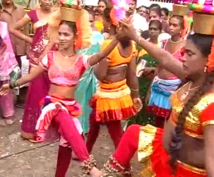 Celebrations were on in full swing in Mumbai amid songs, dances and lots of vigour. (NDTV Photo)