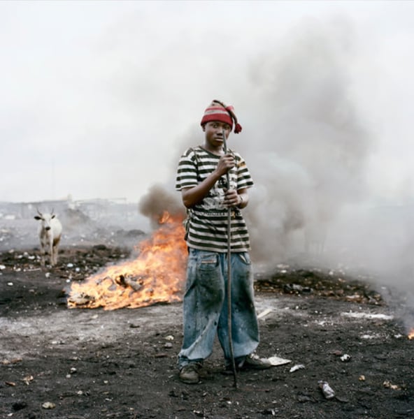 Ibrahim Sulley, 17. (Photo credit: Pieter Hugo for The New York Times)