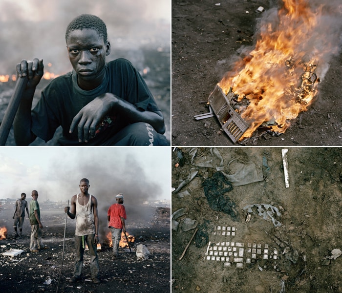 In August 15 edition of New York Times Magazine, the photographer Pieter Hugo documented the garbage dumps in Ghana, where computers are burned and ripped apart for their rich minerals.<br><br>
Most of his work focused on a slum called Agbogbloshie, which he says is referred to by the locals as Sodom and Gomorrah. The work explains the plight of those left to sift through the landscape of the dumps