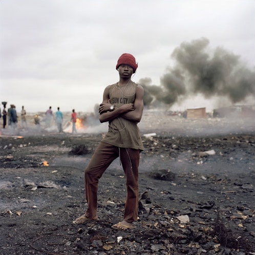 Prices in Agbogbloshie are about four times below the international market price, but for the scavengers of the dump, the income is incentive enough. Left, 17-year-old Yaw Francis. (NYT Photo)