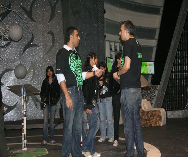 Leaving no stone unturned to make the event successful, the NDTV Toyota Greenathon team.