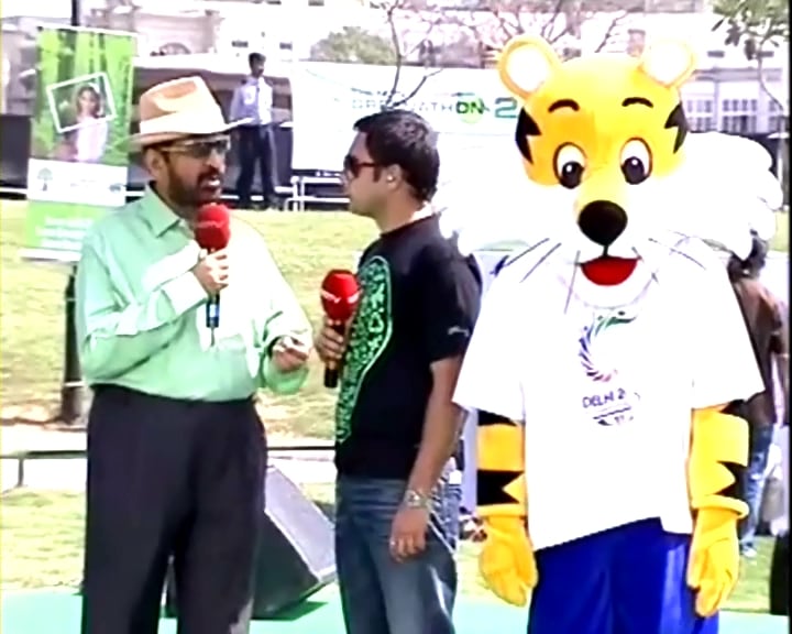 Suresh Kalmadi, Chairman Organizing Committee Commonwealth games, took his green pledge declaring that New Delhi will host the first ever "green" Commonwealth games in 2010.