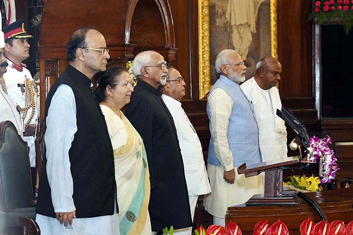 President Pranab Mukherjee, PM Narendra Modi Launch GST: Top 10 Photos