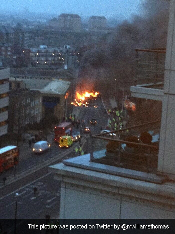 London helicopter crash