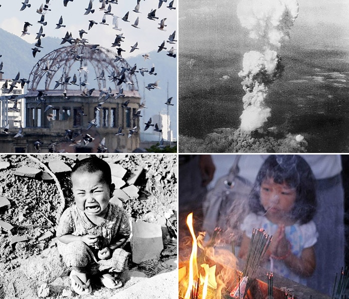 65 years ago, Hiroshima woke up to a calm and sunny Monday morning, the city bustling with early-morning activity. But that morning went down in history as perhaps the bloodiest and most devastating mornings the world witnessed.<br><br>At around 8.15 am, a US Air Force B-29 bomber named Enola Gay, released 'Little Boy', its 9,700-pound uranium bomb, over the city.<br><br>Seconds later, a huge explosion lit the Hiroshima morning sky and hid the city under an awful dark cloud beneath which around 140,000 innocent lives were lost and millions were scarred for life - a scar that they passed on to their successive generations as well.<br><br> A look at Hiroshima as the world gets together on the 65th anniversary of the atomic bombings that rocked the Japanese city. (Photo: AP/AFP)