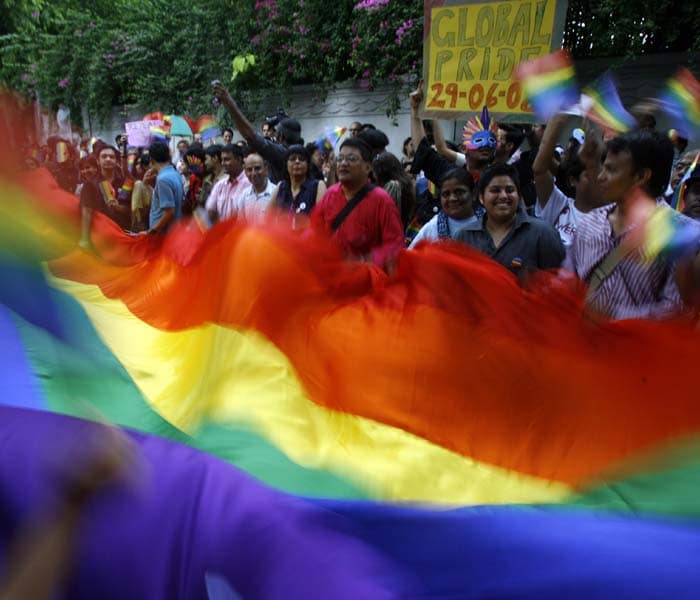 In July this year, the Delhi High Court decriminalised gay sex, a move that rights activists said would help India combat the spread of HIV/AIDS and encourage those affected by it to come forward and seek treatment and information. (AFP Photo)