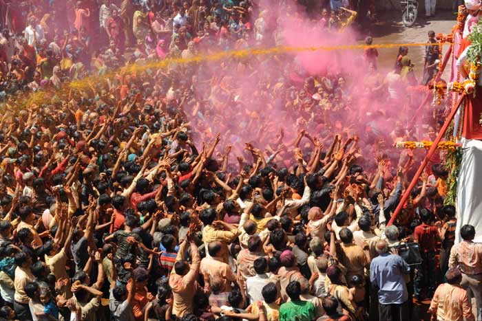 Holi celebrations around the world (2011)