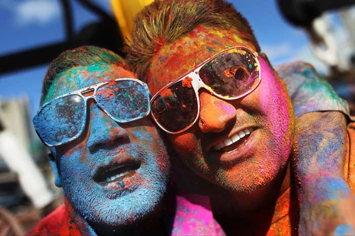 Holi celebrations around the world (2011)