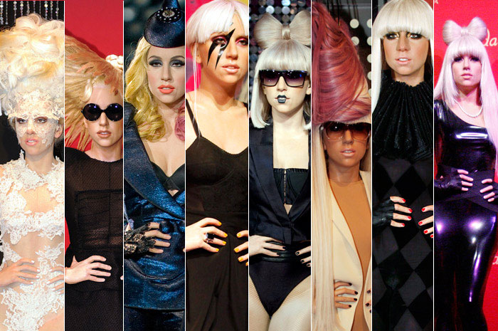 Lady Gaga: Just in case you've been living on another planet these last 2 years and have no idea just how Gaga-crazed the world is, get this ? there are 8, yes 8!, wax models of her in Madame Tussaud's museums around the world. Gaga's outrageous outfits are now immortalized in wax in London, New York, Los Angeles, Las Vegas, Berlin, Amsterdam, Hong Kong and Shanghai.