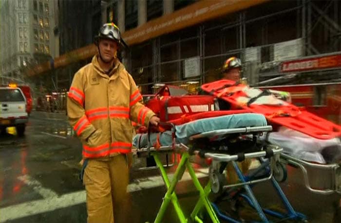 Superstorm Sandy slams into US East coast