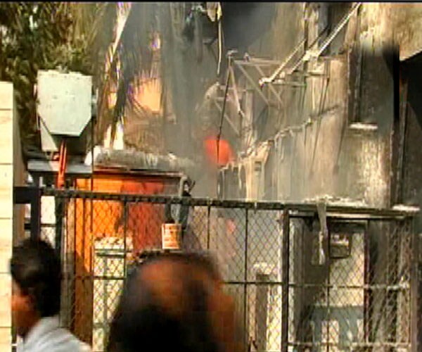 A fire broke out at the Park super speciality hospital in Hyderabad on Tuesday morning.