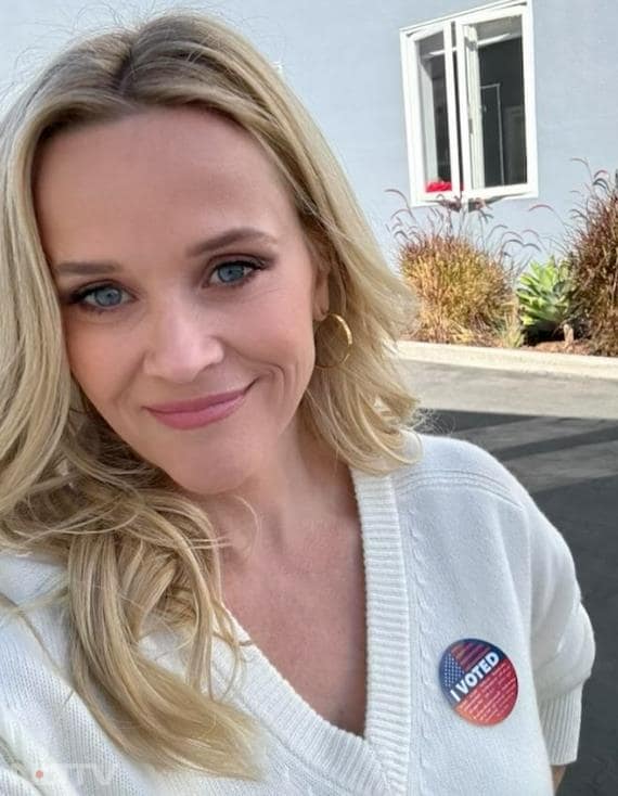 American actress and film producer, Reese Witherspoon wrote in her Instagram post "I voted today. Top of my mind, as I considered all candidates, is protecting women's rights to medical privacy and reproductive choice."