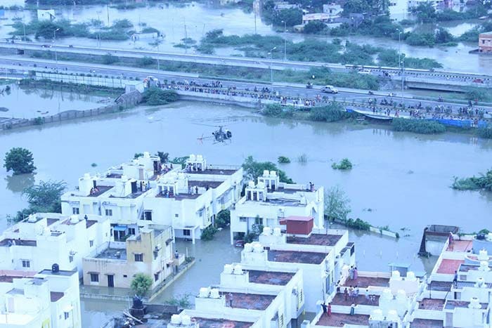 5 Pics: Air Force Team Rescues People From Flood Affected Chennai