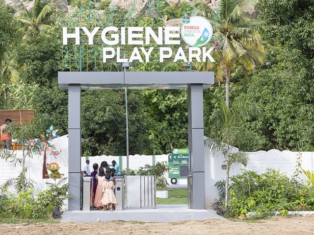Photo : In Andhra Pradesh Village, Hygiene Play Park Is Promoting Behaviour Change Among Children