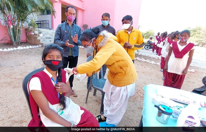 In Pics: India Rolls Out COVID-19 Vaccination For 15-18-years-Old