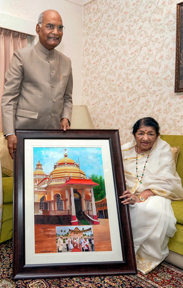 In Pics: PM Modi, President Share Memories With Lata Mangeshkar