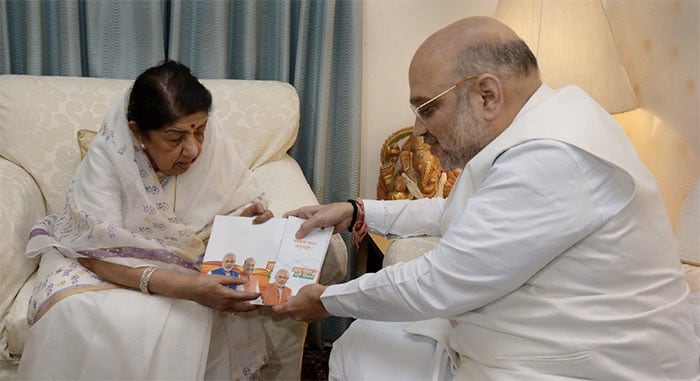 In Pics: PM Modi, President Share Memories With Lata Mangeshkar