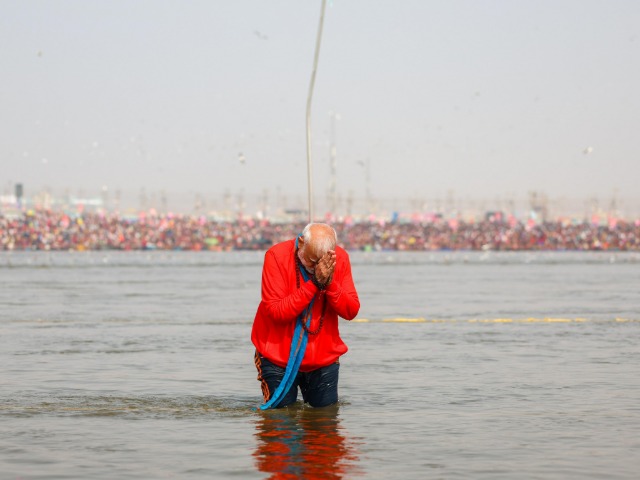 In Pics: PM Modi Takes Holy Dip At Maha Kumbh Mela