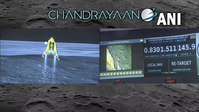 भारत ने रचा इतिहास, चांद पर चंद्रयान-3 की सफल लैंडिंग