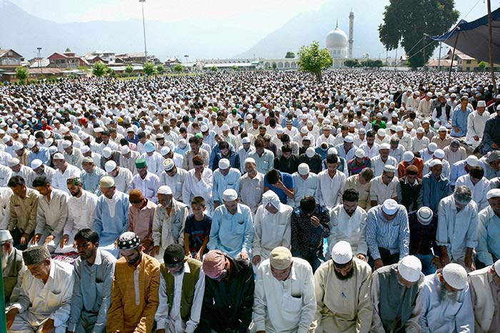 Eid was celebrated in Kashmir yesterday. (PTI File Photo)