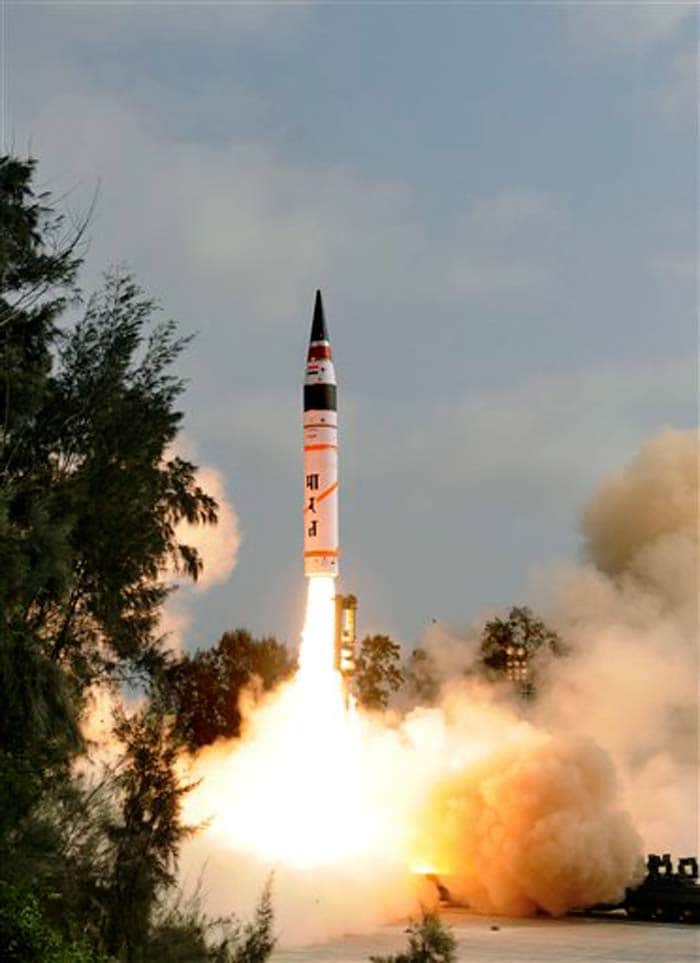 Agni V, India\'s first ICBM, successfully test-fired
