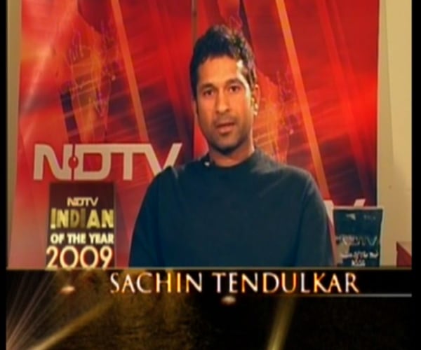 He has captured the imagination of Indians and cricket lovers around the world. <br><br>Starting at the age of 16, Sachin Tendulkar is the greatest sports icon of 21 years. The latest for this Milestone Man is the first double century in the history of one day cricket, adding yet another feather to his well adorned cap.<br><br>
<a target="_blank" class="text2bold_link" href="http://www.ndtv.com/convergence/ndtv/new/ioy09/ioyhome09.aspx">NDTV Indian of the Year: And the winners are...</a>