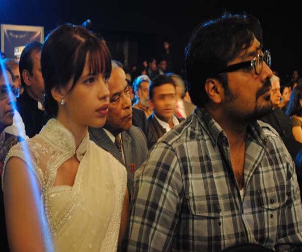 Winner of the Special Jury Award, Film Director Anurag Kashyap with Kalki, who played the character of <i>Chandramukhi</i> in Kashyap's <i>Dev D</i>.<br><br>
<a target="_blank" class="text2bold_link" href="http://www.ndtv.com/convergence/ndtv/new/ioy09/ioyhome09.aspx">NDTV Indian of the Year: And the winners are...</a>