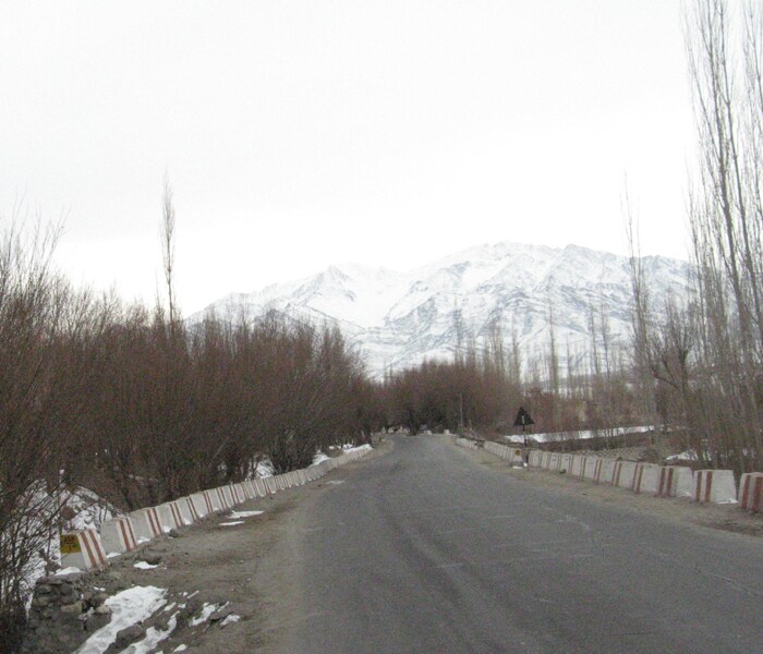 This road takes you out of Leh.(NDTV photo)