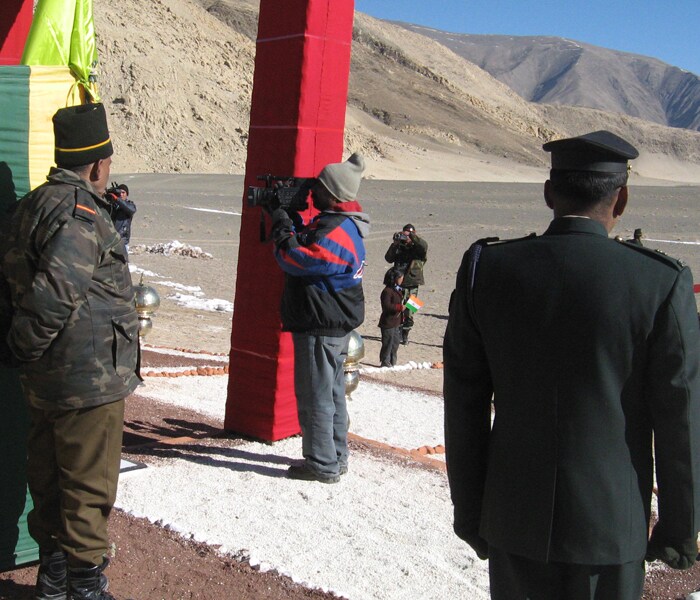 Thrice every year, Chinese soldiers walk into Indian territory, and Indians reciprocate in the same manner.(NDTV photo)