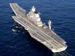 Photo : India's biggest ship, aircraft carrier INS Vikramaditya, finally arrives