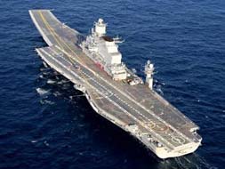 India's biggest ship, aircraft carrier INS Vikramaditya, finally arrives